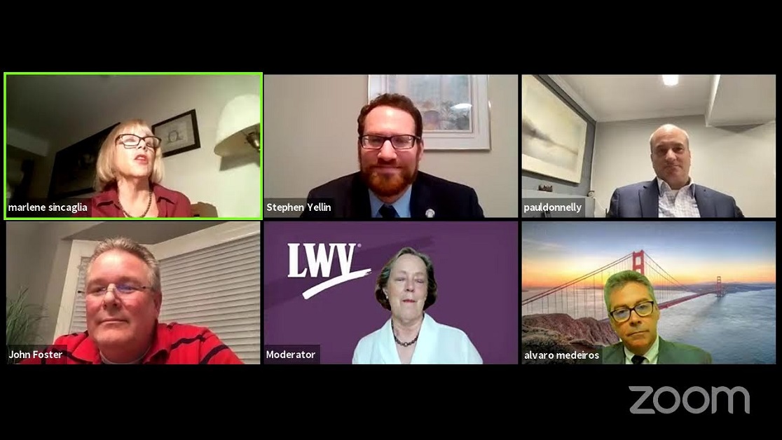 LWV for Berkeley Heights Virtual Forum For Berkeley Heights Town Council (9/14/2021) – Replay